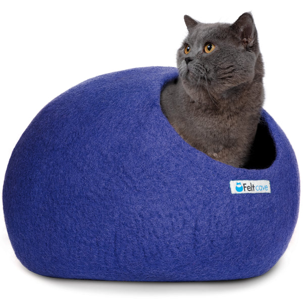 Royal Blue Cat Cave | Medium Size