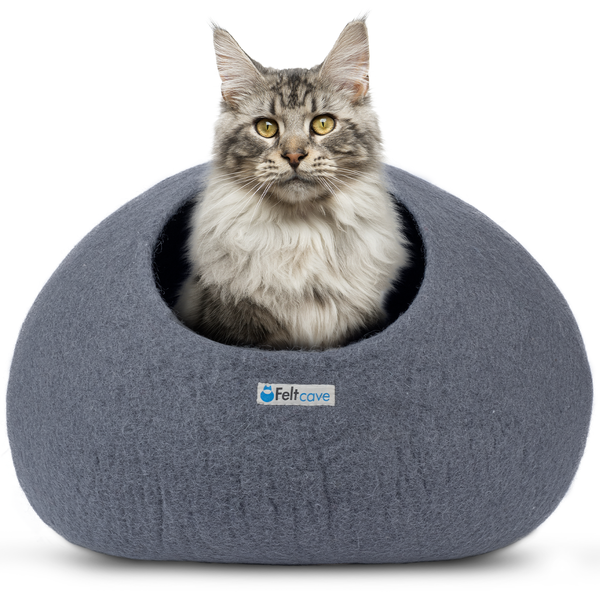 Stone Grey Cat Cave | Large Size